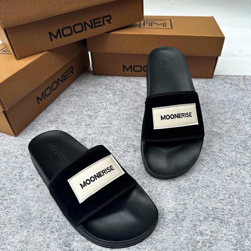 Dép quai ngang tem khâu Moonerise [ M 52 ] quai nỉ đế MO chống xẹp dành cho nam nữ dép  lê