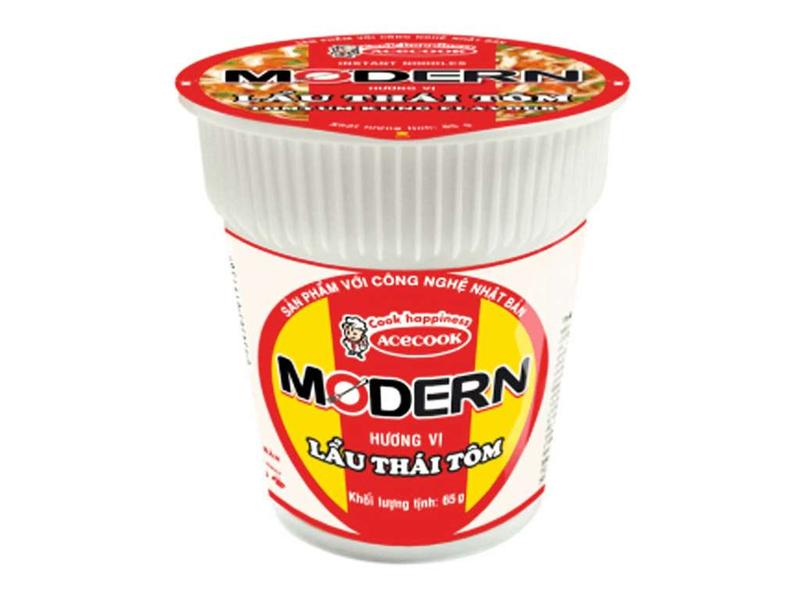 12 ly mì Modern lẩu thái tôm 67g