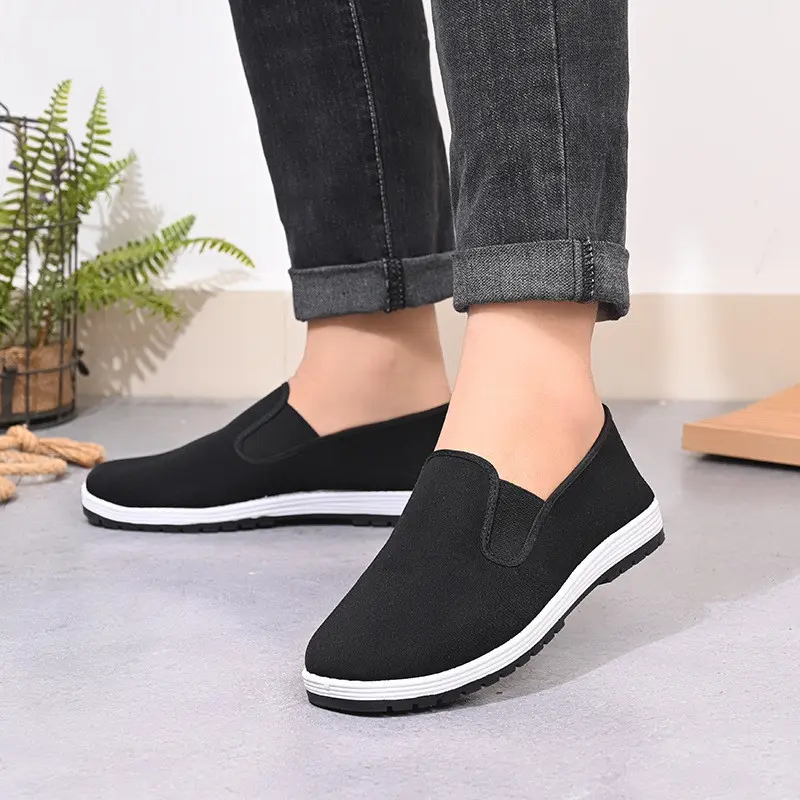 Giày Nam Đế Bằng Chất Liệu Chống Mài Mòn Thoáng Khí 5