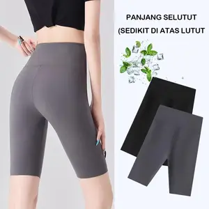 Celana yoga wanita high waist legging olahraga elastis nyaman anti pilling cocok untuk fitness/training tersedia berbagai model (legging/hot pants/celana selutut/celana 5/9) banyak pilihan warna fashionable