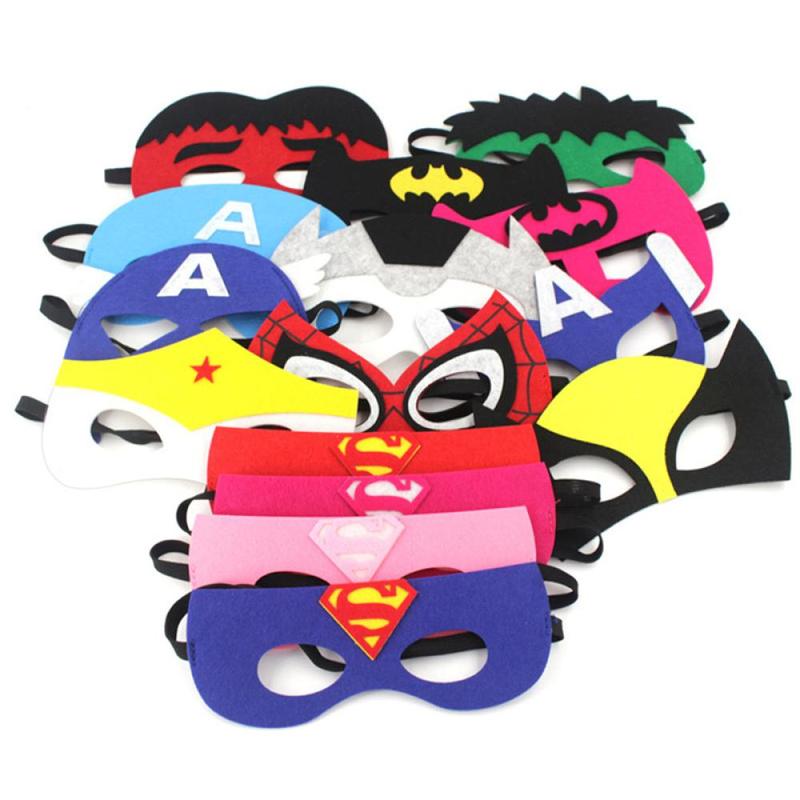 YOUNGSTAR Halloween Superhero Masks Christmas Birthday Party Spiderman Hulk Iron Man Cosplay Mask For Kids Children E8M8 Accessory 7
