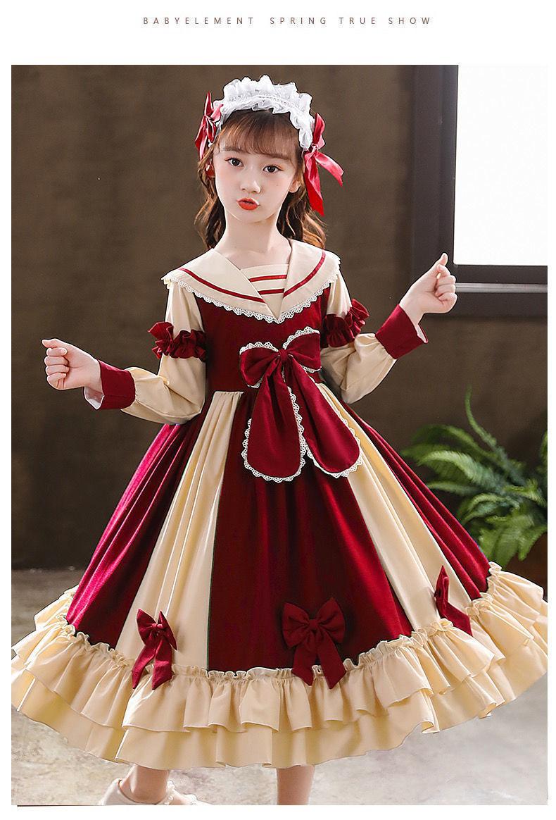 Product Introduction of Váy Công Chúa Lolita, Cho Bé Gái, Hàng Mới Về Năm 2024, Váy Dài Tay, Phong Cách Preppy, Thời Trang, Thích Hợp Cho Mùa Thu Và Mùa Đông, Quần Áo Trẻ Em, Quần Áo Mùa Thu 11
