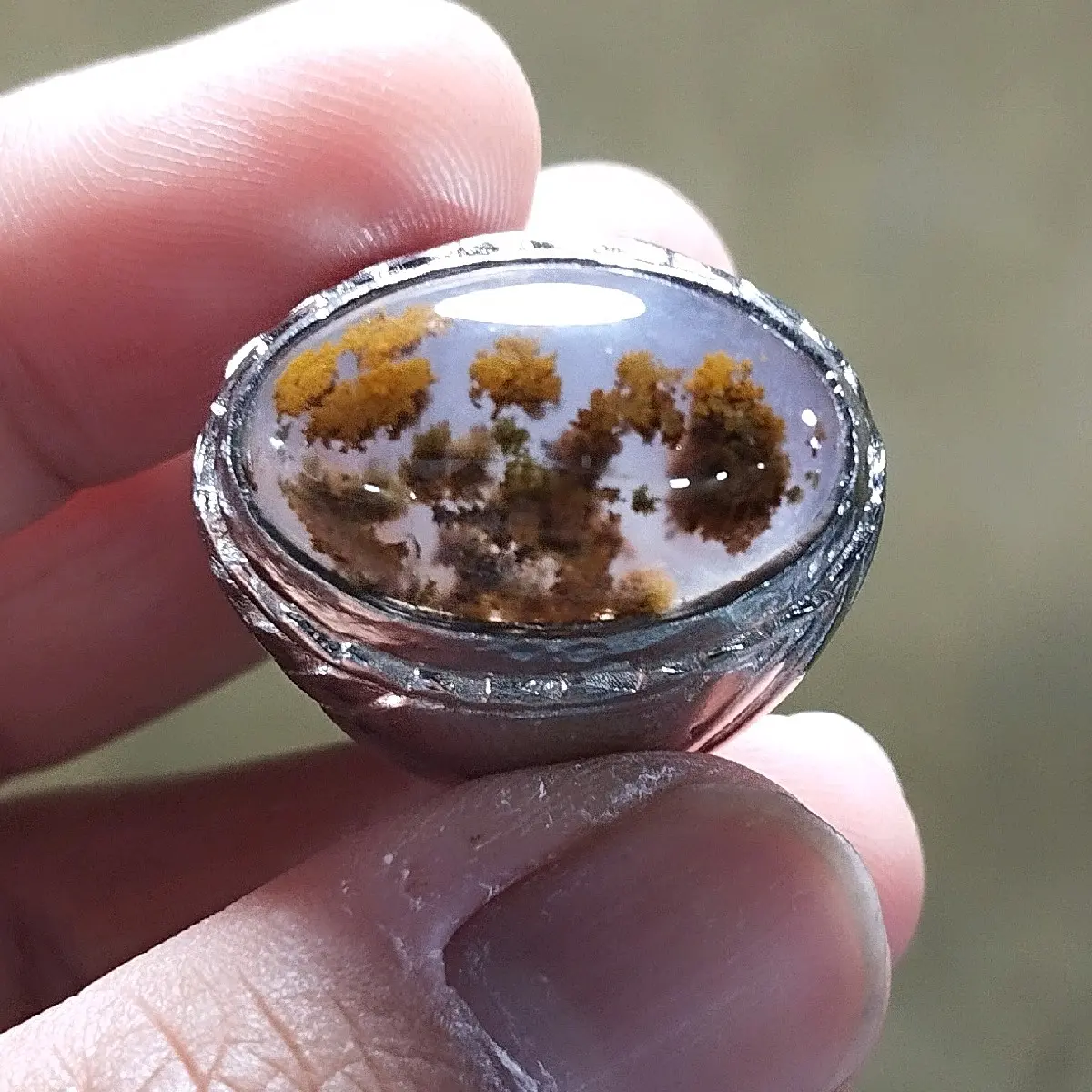 cincin akik lumut trenggalek