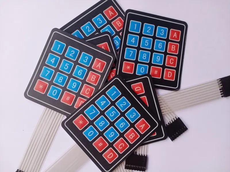 5pcs Keypad Mesin Pertamini Digital Original Tombol Pom Mini Standar - 16 Key Membrane Switch - Komputer 3