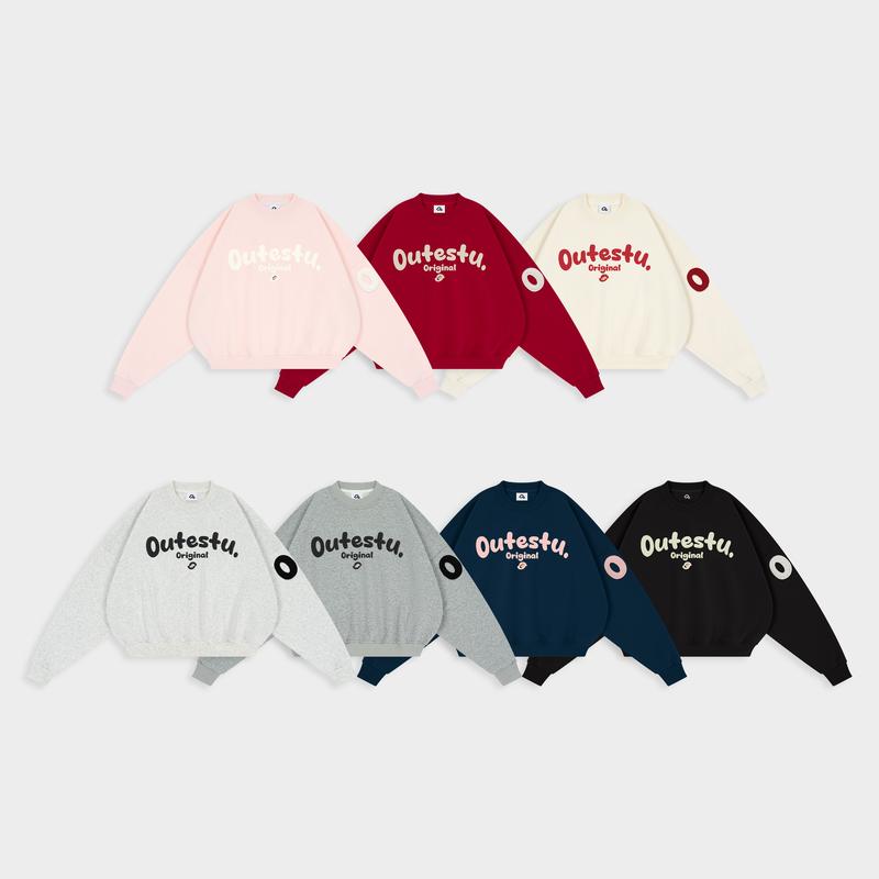 Áo Sweater Outerity 01 Form Rộng Boxy / Nỉ Bông Dày Dặn Unisex Nam Nữ