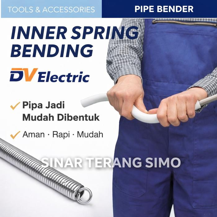 Jual DV Bending Spring Chrome Pipa Conduit 20mm PREMIUM QUALITY I Alat ...