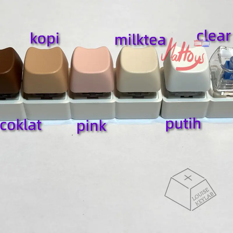 Gantungan Kunci Keychain Fidget Kitty Toy mechanical keyboard Tester keycap gamer geek Dopamin 1