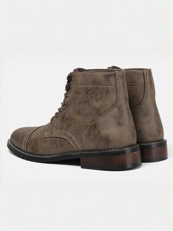 Men's Fashionable Retro Boots, Casual Comfortable Ankle Boots for Men, Fashionable Boots for Daily Wear, Boy 6