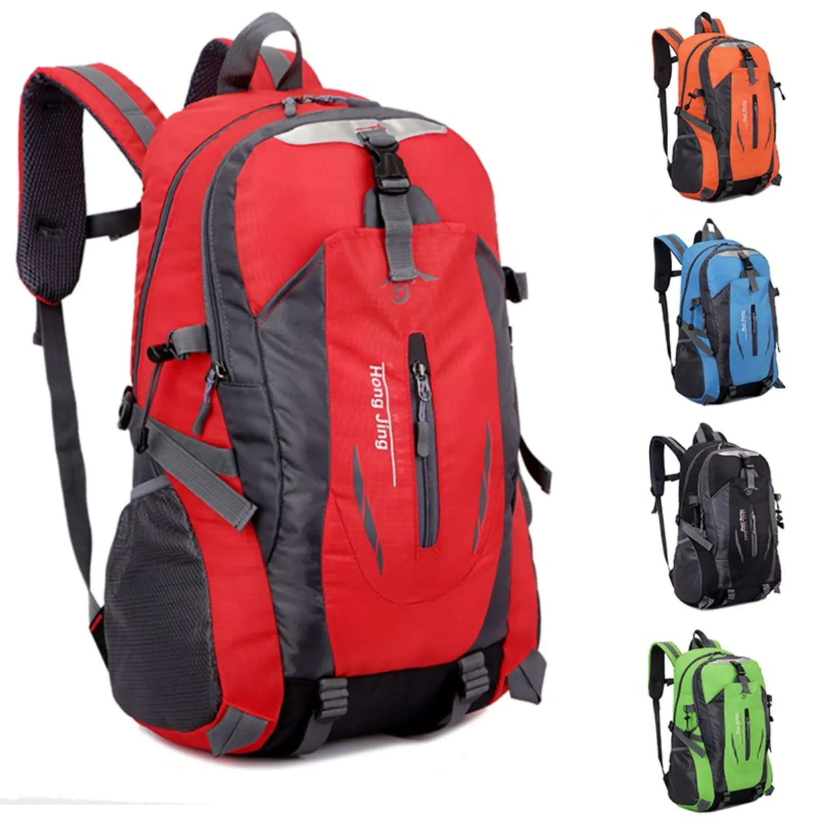 STAY YOUNG #1358 Casual Backpack Laptop Backpack Practical Outdoor Travel Backpack Nylon Waterproof Sports Bag