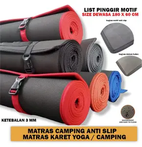 Matras Olahraga Camping Yoga Hiking Gunung Gulung Bahan Anti Slip ...