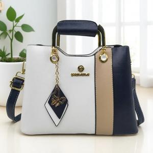 High-Quality Color-Block Design Simple Fashion Versatile Large Capacity Handbag Shoulder Crossbody Bag for Women, Valentine's Day Mother's Day Gift for Mom, Girlfriend, or Friend