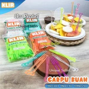 [Isi100] Garpu Tart Buah KLIR Bening Warna Warni Putih 8.5 cm / Tusuk Kue Buah Warna Warni 8,5cm 8.5cm 8,5 cm 8.5 cm / Garpu Tusuk Kue Buah Batagor Rujak Panjang Pendek / Garpu Kue Kristal Bening Warna Warni Putih / Garpu Tusuk Kue Tart Ulang Tahun Ultah