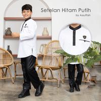 Gambar Setelan Koko Anak Hitam Putih Baju Koko Anak 1-14 Tahun Ahsan Series Original Assuffah - Hitam Putih, No.4 l 3-4 Tahun dari Assuffah Moslem Wear Kab. Tasikmalaya 1 Tokopedia