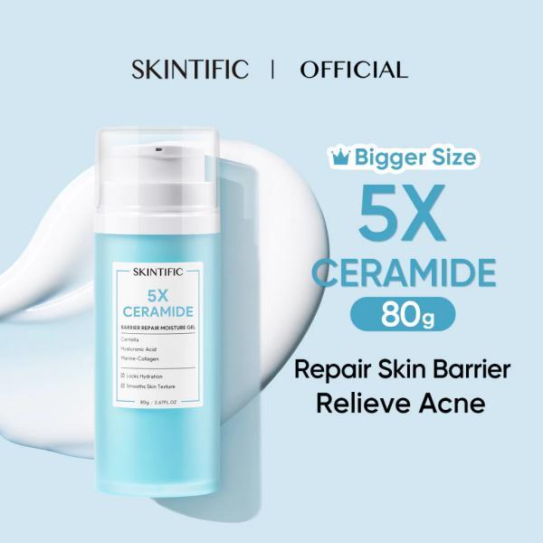 Product Introduction of SKINTIFIC 5X Ceramide Barrier Moisture Cream Ceramide Moisturizer Repair Skin Barrier Moisturiser 80g Valentine Gift Skincare Daily Restore Comfort Hydrating Hydrate 4