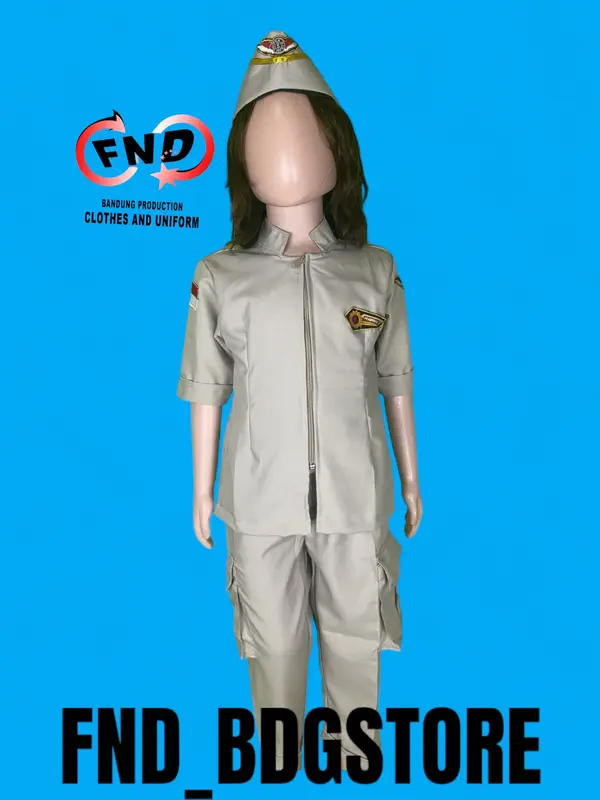pakaian baju seragam anak pramugari super jet Kostum Fashion Aksesoris 6