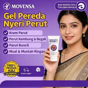Movensa Soothing Gel Herbal Original Krim Gel Cream Efektif Atasi Nyeri Perut Karena Asam Lambung