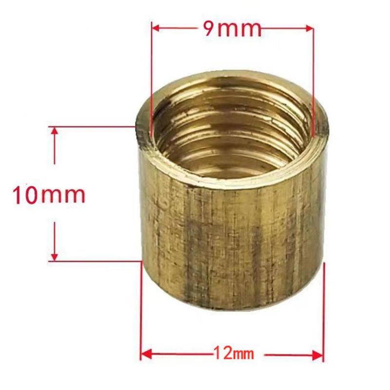 Product Introduction of 10x Billiard Cue Ferrules Billiard Cue Head Repair Kit Billiard Cue Stick Ferrule Pool Cue Ferrules for DIY Billiard Accessories 0