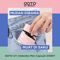 Gambar (Promo Special) Goto [COD] Ginny Umbrella Payung Kapsul Mini Lipat Polos Waterproof Anti UV - PINK dari Goto Living Kota Tangerang 3 Tokopedia
