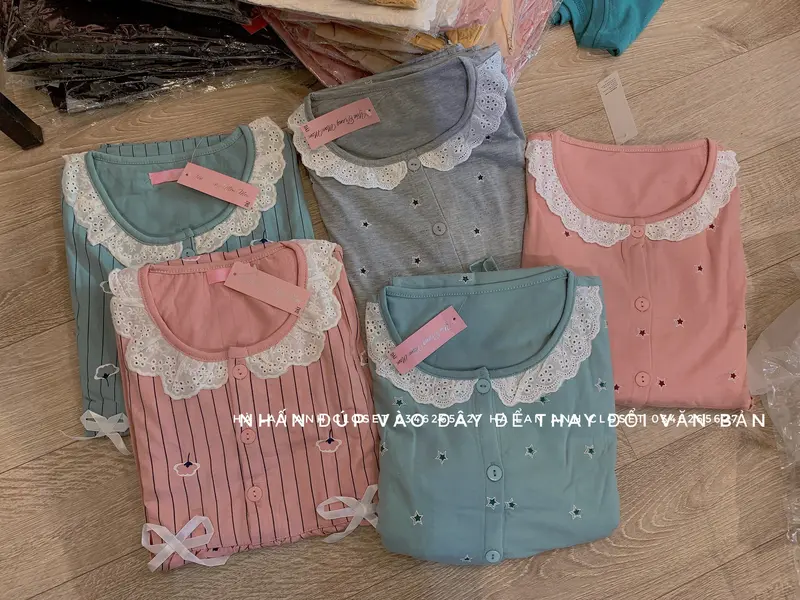 Bộ Thun cho Bầu và Sau Sinh hình sao cute 3