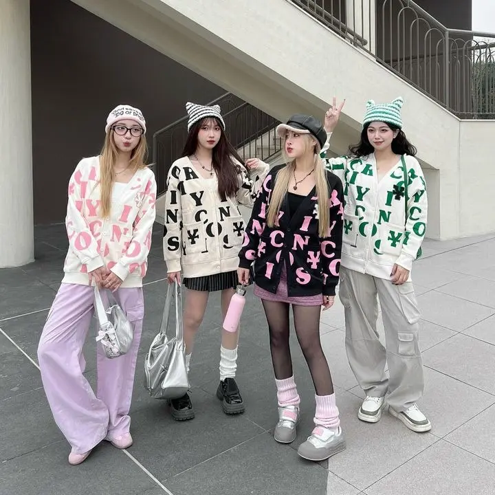 Áo Khoác Print Cardigan 3 Màu Chính Hãng Top Nữ