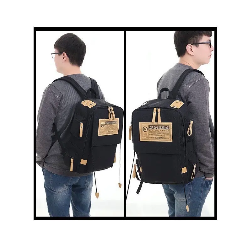 balo thời trang nam nữ thời trang cá tính BL008 Backpack Đeo Vai  Da Nhung ba lô balo  size 40 2