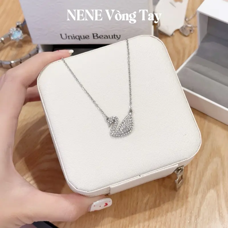 [tặng Hộp] dây chuyền LADY Thiên nga TN - màu thép - sang trọng 4 mẫu - hợp kim mạ bạc - trang sức nữ - vòng cổ nữ 5