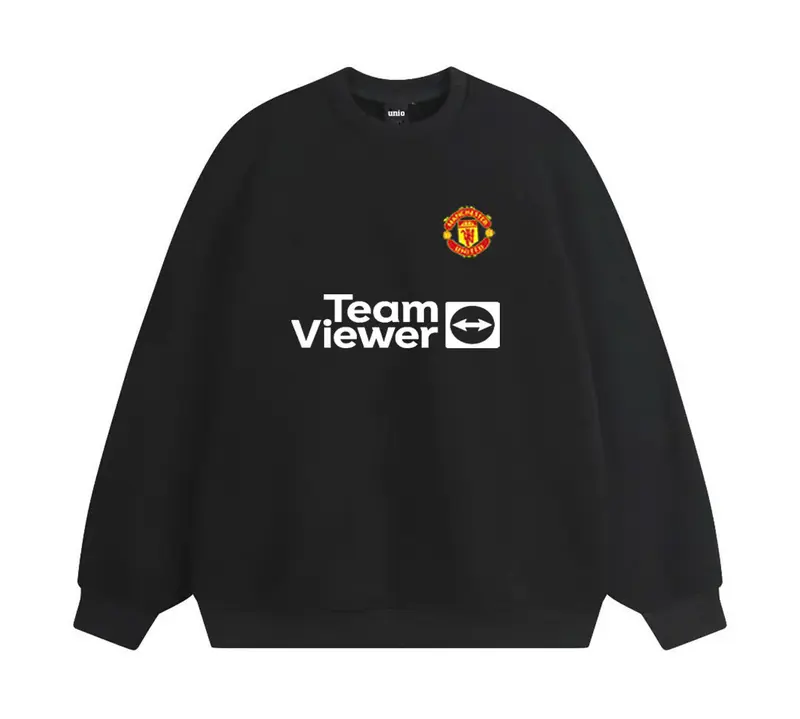 [DEAL MỞ BÁN] Áo sweater lông cáo M***U - logo thêu (FORM RỘNG) - UNIO 1