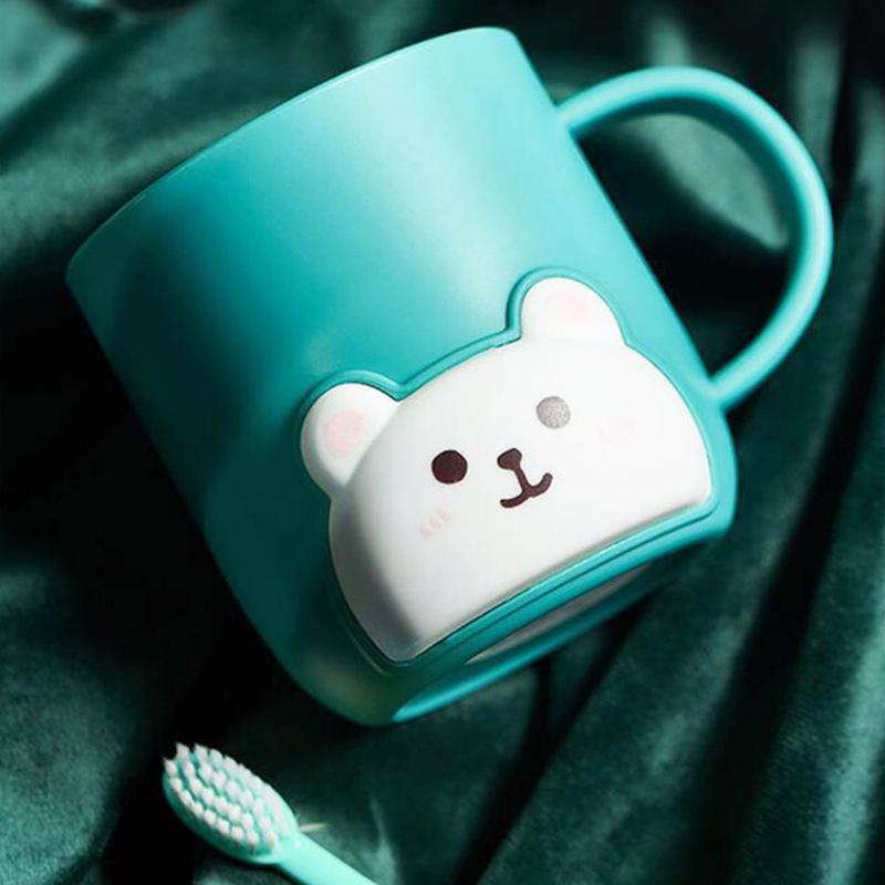 Product Introduction of LuckyHome แก้วใส่น้ำยาบ้วนปาก แก้วสำหรับแปรงฟัน ลายน้องหมีน่ารัก มีหูจับ 13