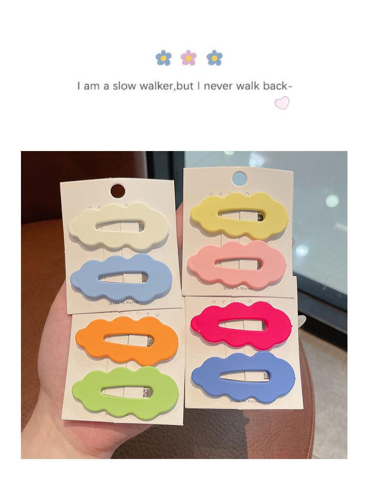Product Introduction of Dreamy Pastel Cloud Hair Clips – Candy Color Wave BB Pins for Girls, Sweet Side Bang & Back Hair Clips, Kawaii Soft Gradient Hair Accessories for Women & Teens 2