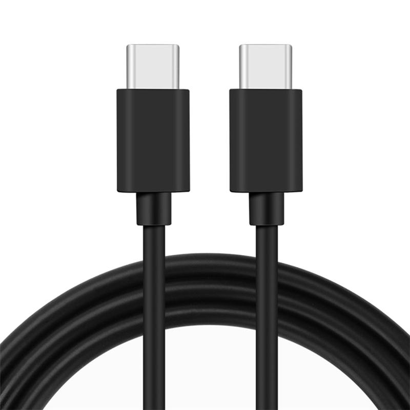 สายเคเบิลข้อมูล USB C เป็น USB C ความยาวสั้น 60W สายชาร์จเร็วโน้ตบุ๊ก เข้ากันได้กับสวิตช์โทรศัพท์ Type C และแท็บเล็ต 7