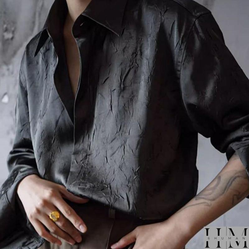 Áo sơ mi nam họa tiết tia sét thời thượng SIXHUMAN HM006