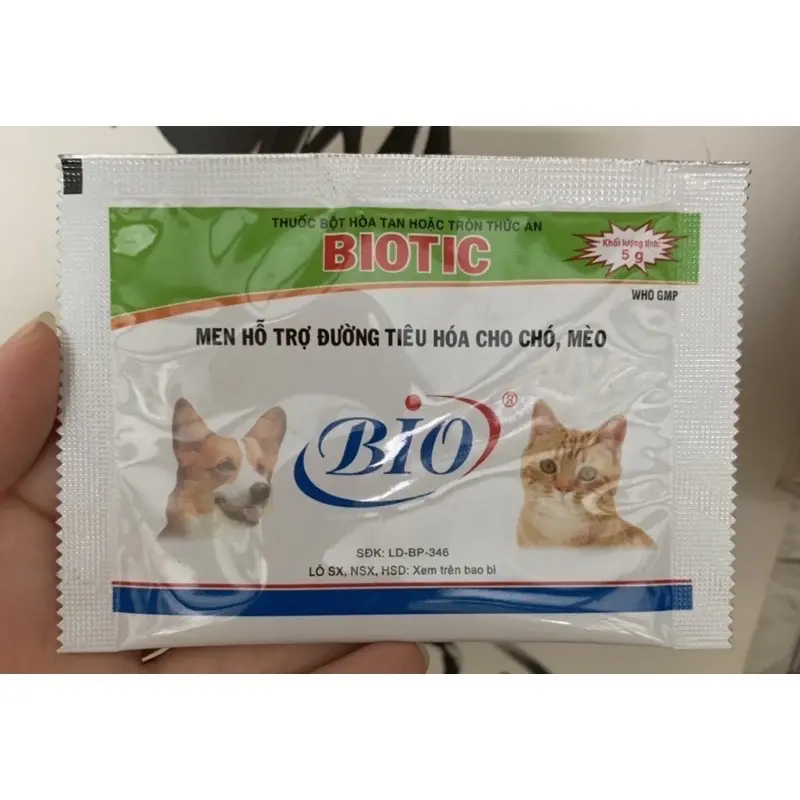 Men tiêu hóa dinh dưỡng bio cho chó mèo gói 5g