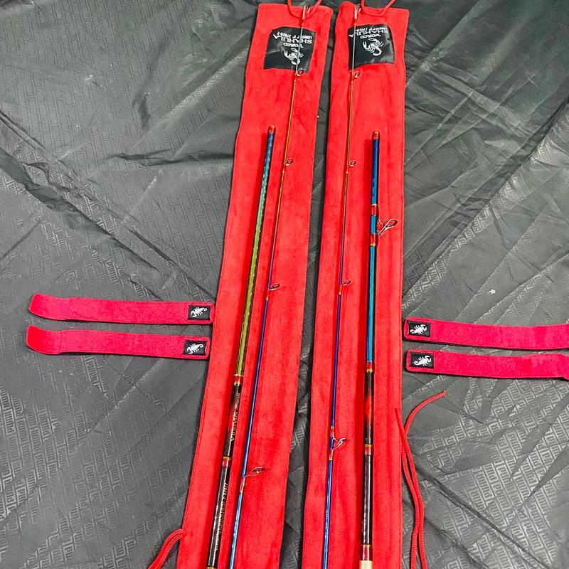 [ Vũ Hiếu ] Cần Ngang, Đứng World SHAHULA titan 7 màu độ cứng MH cảm nhận mồi tốt, cực khoẻ với dàn khoen Fuji Bắt Cá Fishing Đi Câu Cá Fish