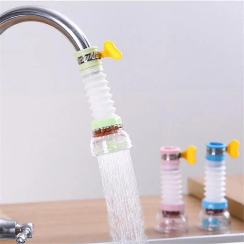 Bộ lọc vòi bếp,Bộ lọc vòi nước không thấm nước có thể xoay,Tiết kiệm nước cho gia đình,Vòi nước tiêu chuẩn có thể điều chỉnh 0