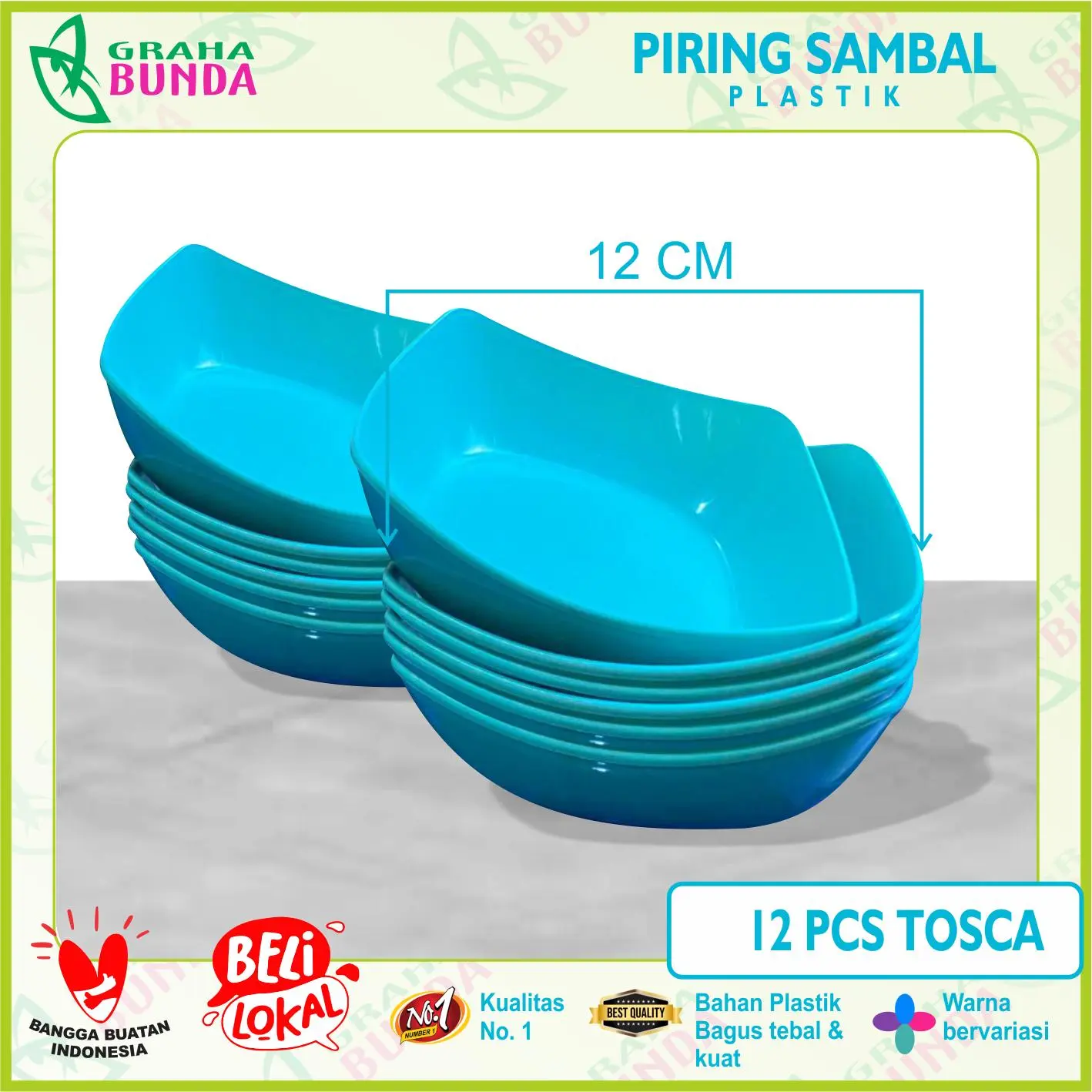 ( PROMO MURAH ) Graha Bunda PAKET 3 PCS / 6 PCS / 12 PCS Piring Sambal / Piring Sambal Plastik / Piring Plastik Sambal 4 Warna ( PROMO MURAH ) Graha Bunda PAKET 3 PCS / 6 PCS / 12 PCS Piring Sambal / Piring Sambal Plastik / Piring Plastik Sambal 4 Warna