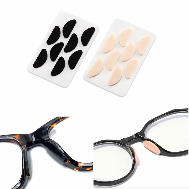 8 Pcs Stiker Kacamata Penyangga Hidung Pencegah Turun - Non Slip Silicone - Nose Pad Model B Group 2