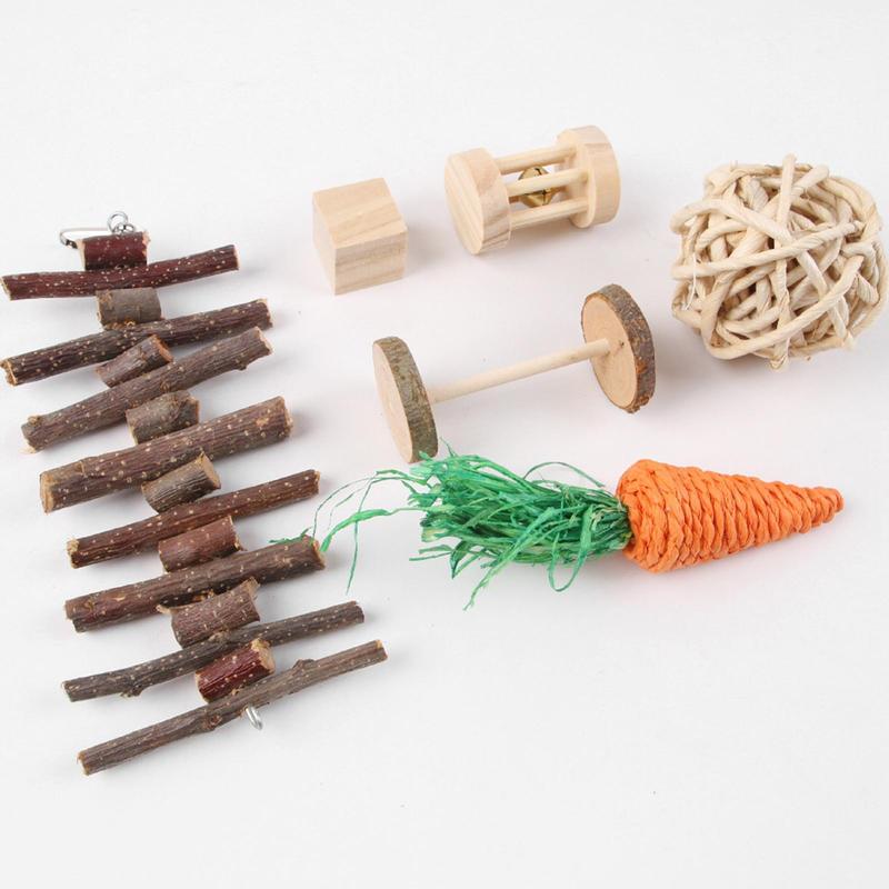 Gallery Detail: Hamster Chew Toys Durable Wooden Chinchillas Chew Toys Accessories