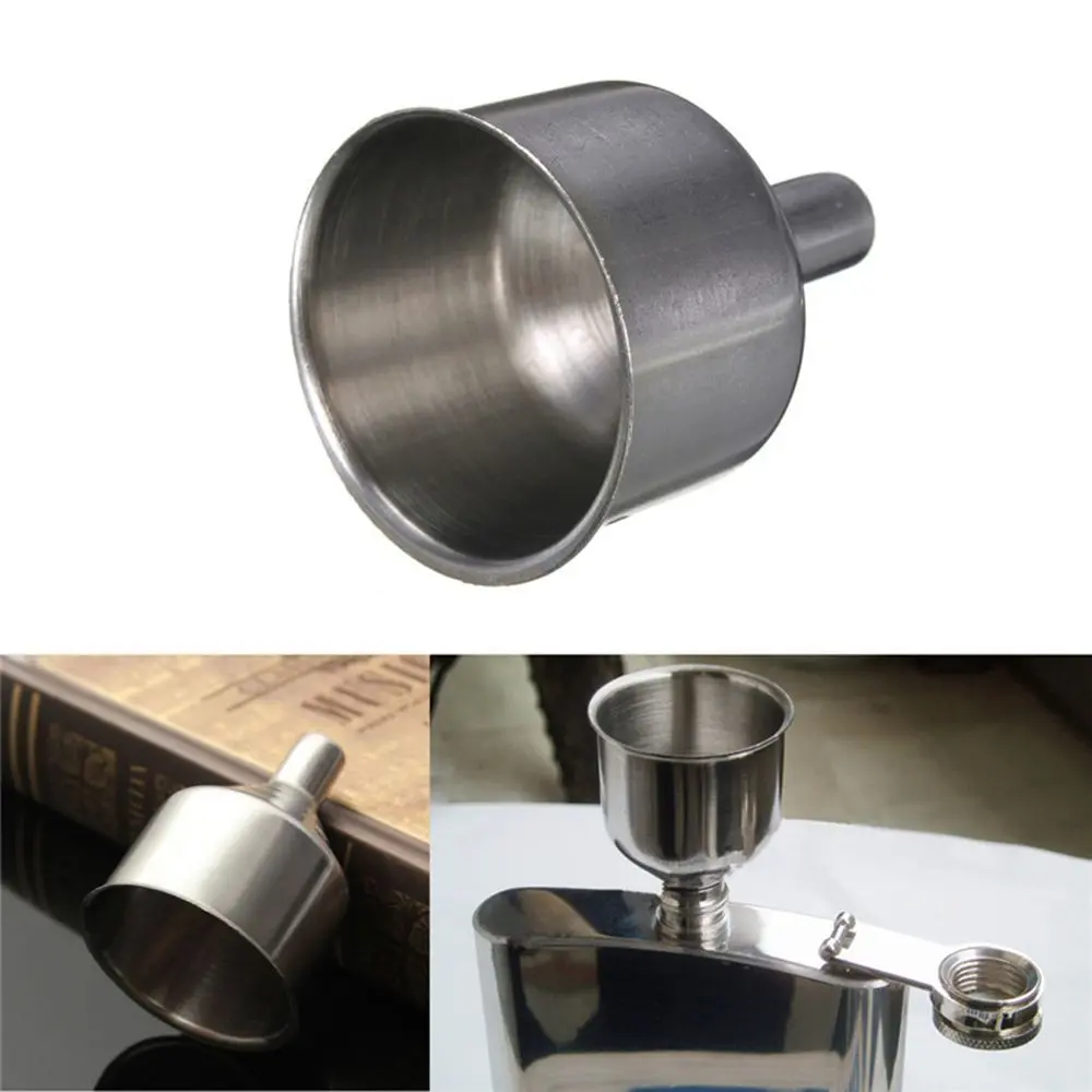 nowso Beer Liquid Bar Kitchen Tool Mini Funnel Small Mouth Filling Wine Stainless Steel