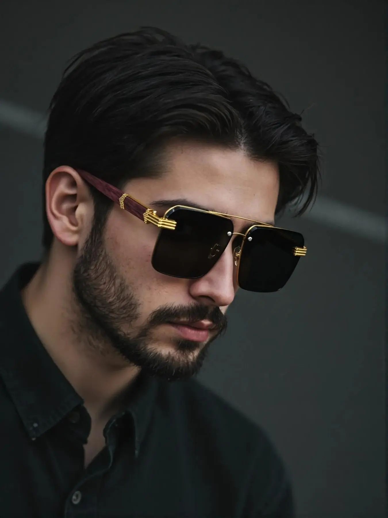 Trendy Casual Tinted Lens Sunglasses for Everyday Use, Fashion Accessories for Outdoor Activities, Men