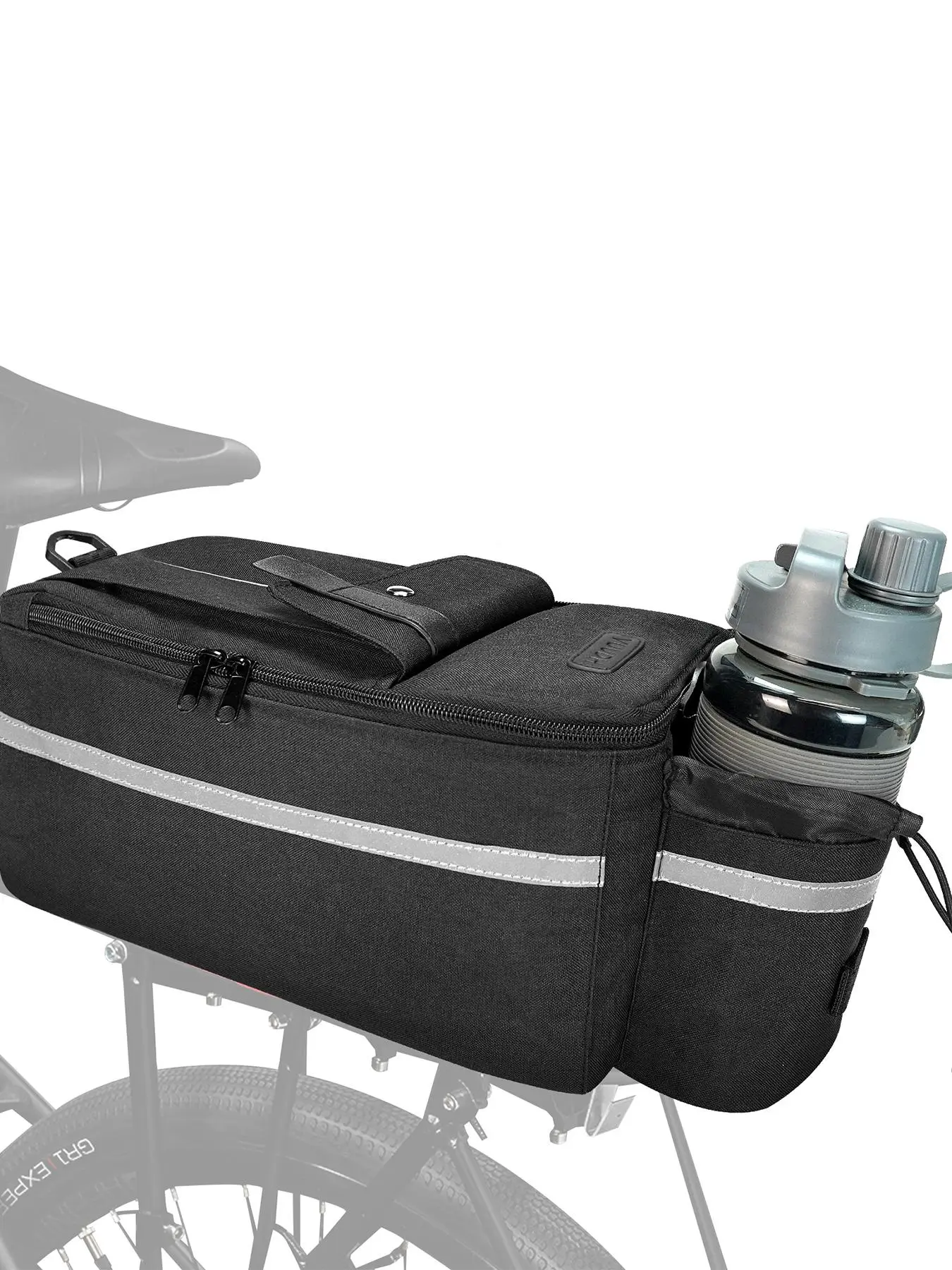 Bicycle Insulated Bag, Multi-functional Cycling Insulated Bag, Minimalist Design Lunch Bag for Outdoor Cycling, Daily Commute, Fitness, Short Trips