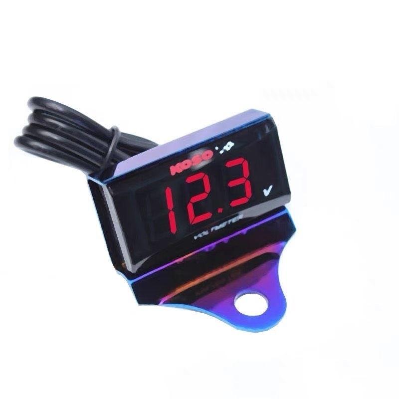  Đồng hồ báo volt koso + pat gắn dùng từ 5v- 150v chống nước 