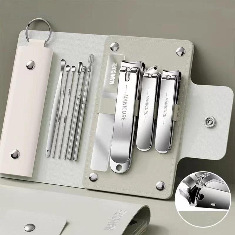 Durable Stainless Steel Nail Clippers Set Multifunctional Dead Skin Pliers Nail Trimming Tools Portable Nails Manicure Tools 0