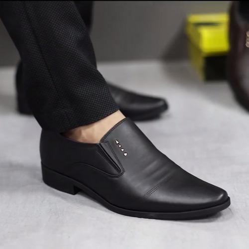 Giày da nam tăng chiều cao Đam Bình giày tây công sở da nguyên tấm đế cao su giúp chống trơn trượt