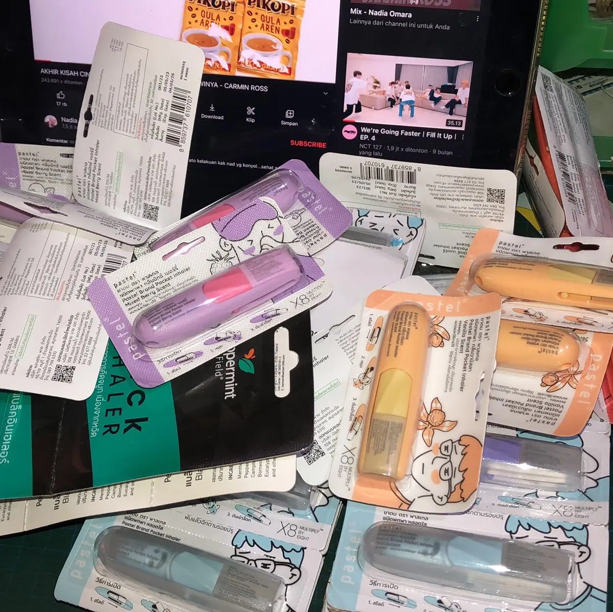 Inhaler Pastel || Poy Sian || Peppermint aromaterapi