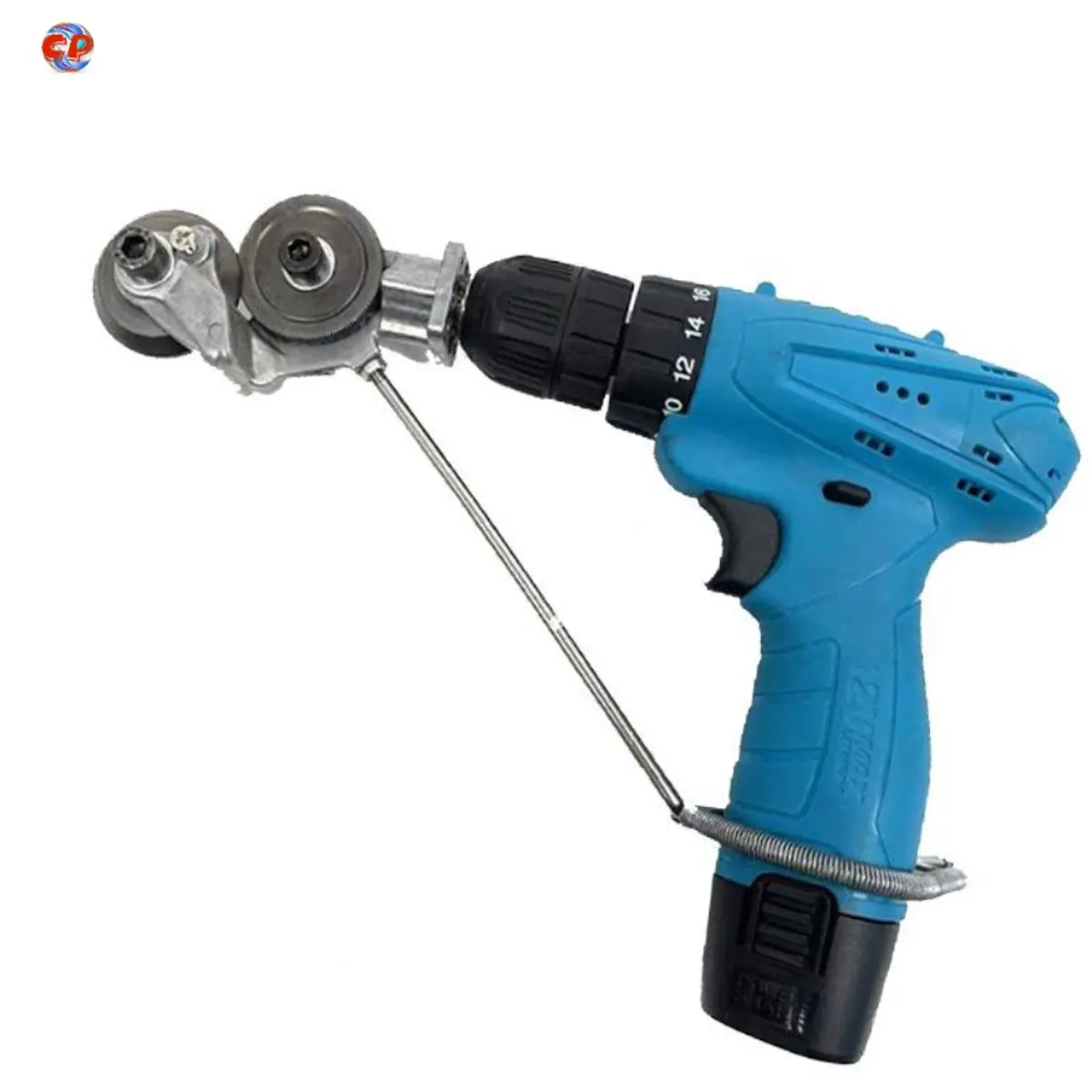 Đầu cắt tôn gắn máy khoan dạng 2 bánh, cắt đường thẳng và lượn dễ dàng