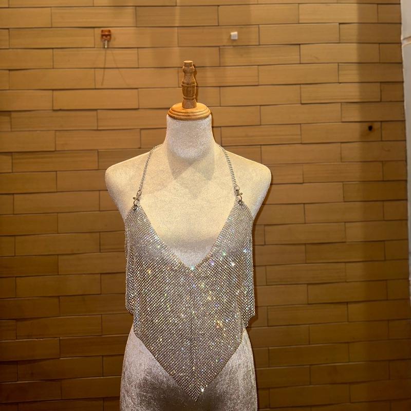  ÁO bling đính đá siêu xinh Tu2 Top Nữ 