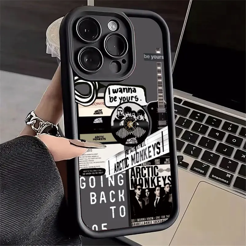 Casing Untuk hp Infinix Hot 50 Pro Plus Hot 50i Smart 9 Note 40 Pro GT 20 Pro Smart 8 Pro Hot 40 Pro Smart 8 5 6 7 Note 30 Hot 40i 30i 20S Note 12 Hot 12 11 9 10 Play SPARK 20C GO 2024 Cool Music Band illustration Soft Case 7
