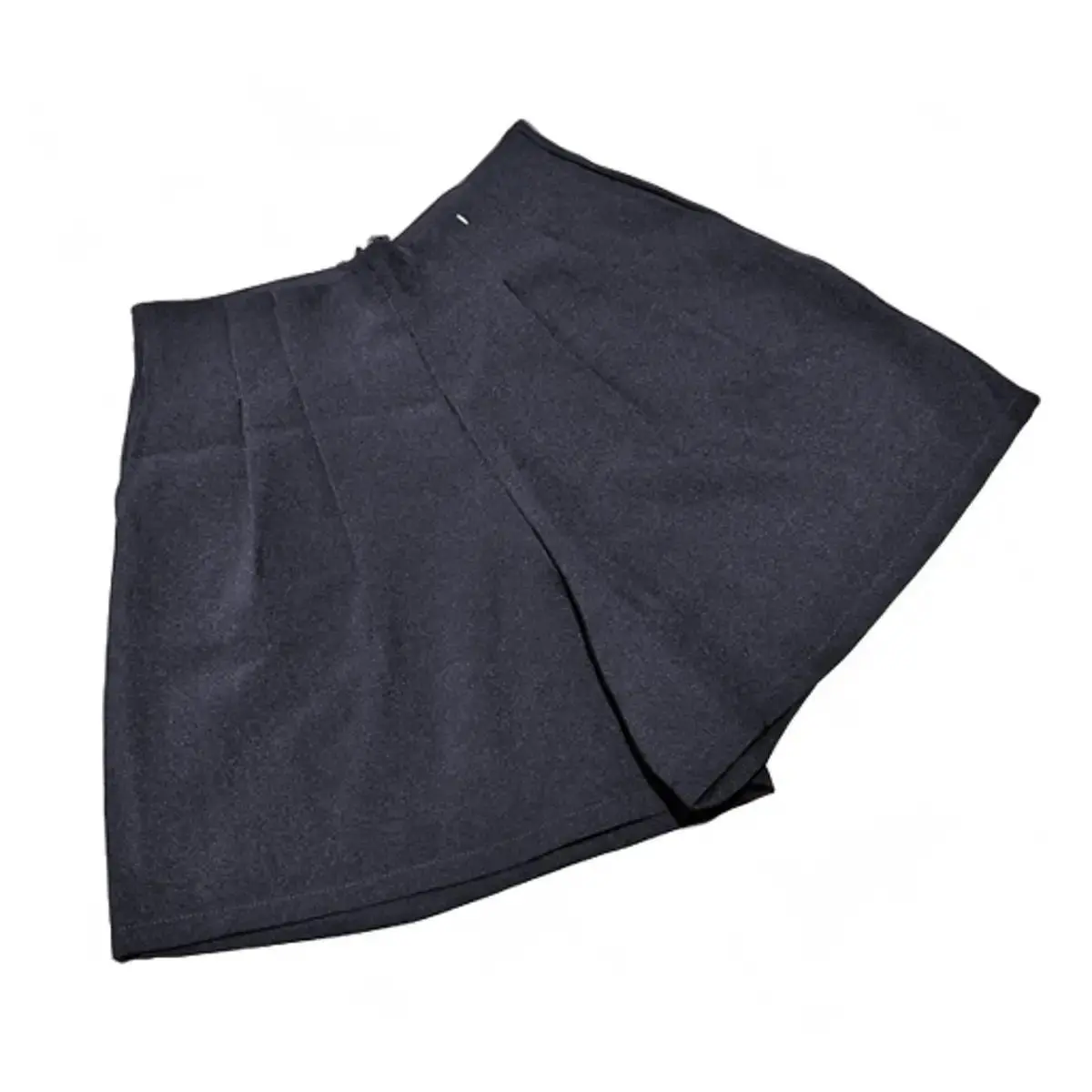 Quần shorts cạp cao ống rộng đùi nữ lưng cao Pants, Women  Màu Trắng Ong Nhung