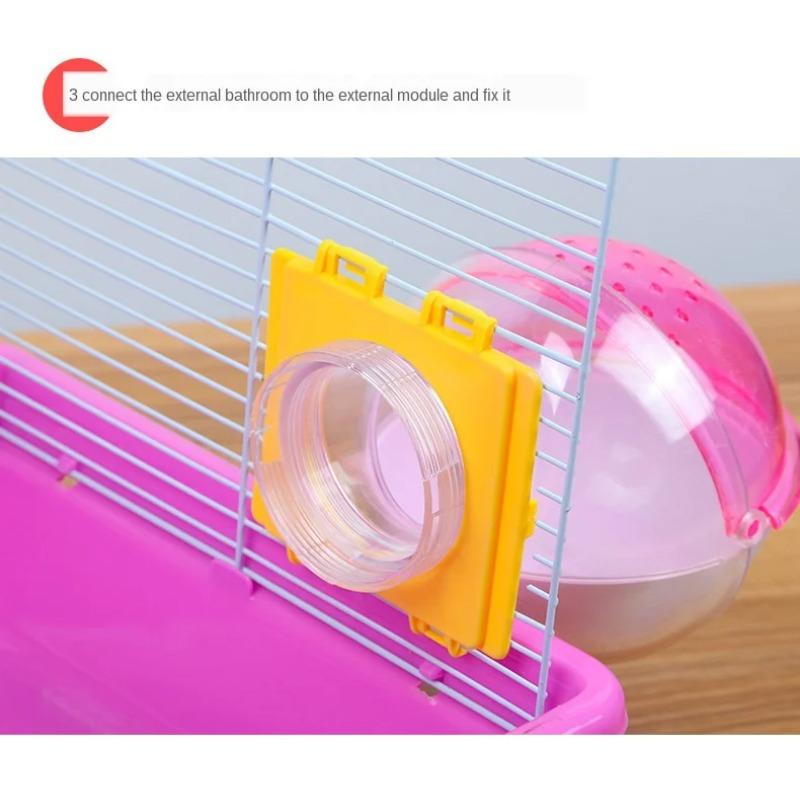 Product Introduction of 8 Pcs/set DIY Hamster Tunnel Toy Pet Sports Training Pipeline Transparent Runway Toy Pet Hamster Game for Small Animal Accessori 10