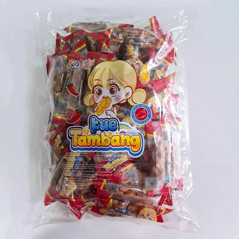 【Halal】1 Kantong Isi 60PCS/120PCS Kue Tambang: Pilihan Rasa Pedas & Manis,Camilan Halal yang Cocok untuk Relaksasi dan Acara Kumpul-Kumpul! Dikemas dalam kantong kecil,lebih praktis untuk disimpan! Snack Food Cookies Cemilan Kering 6